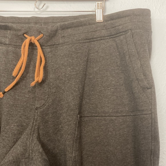 REI Cooperative Co-Op Mens Size XXL Grey Nook Fleece Pants Joggers Drawstring - Picture 6 of 16
